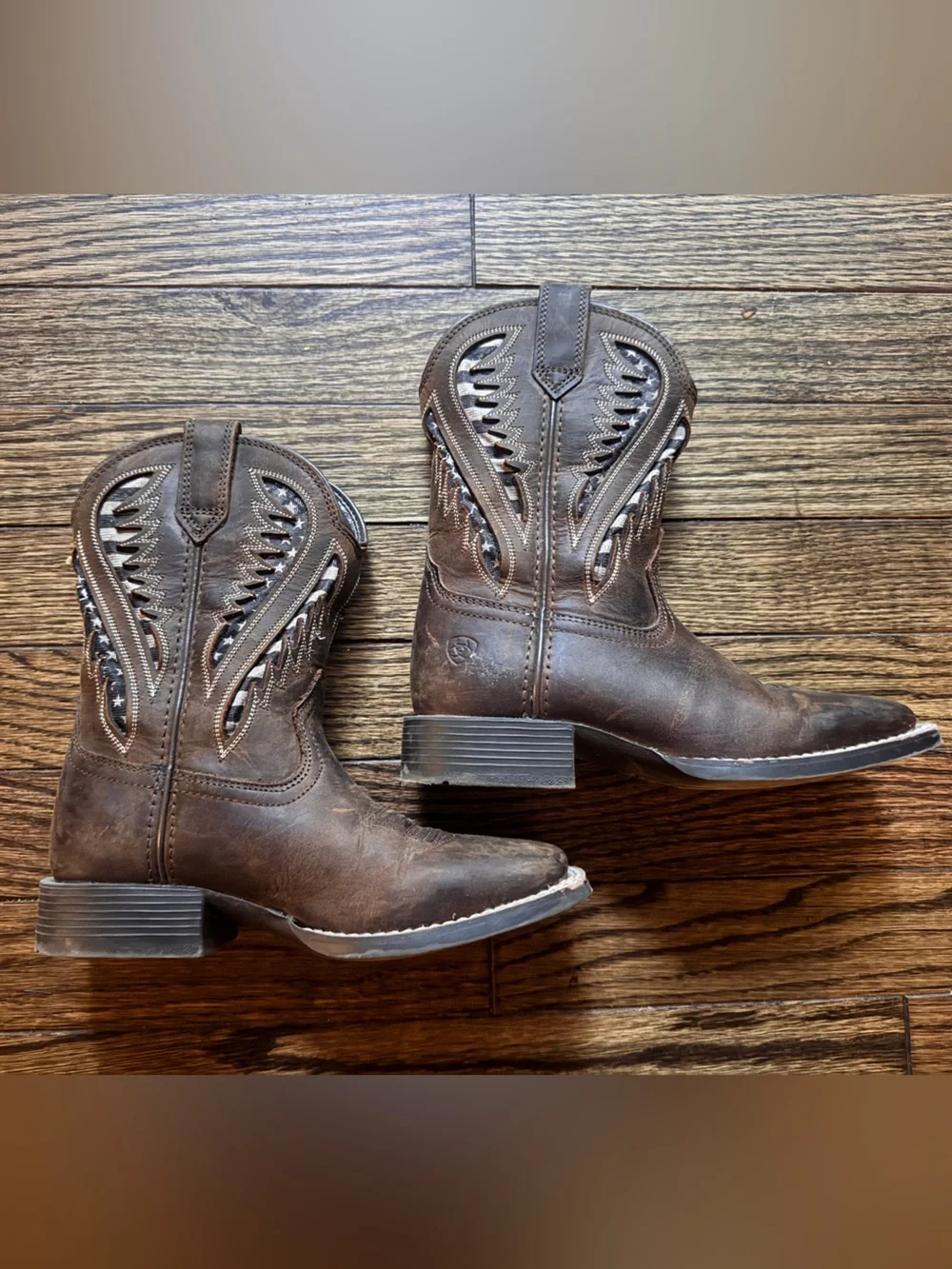 Ariat Brown Kids Western Boots
